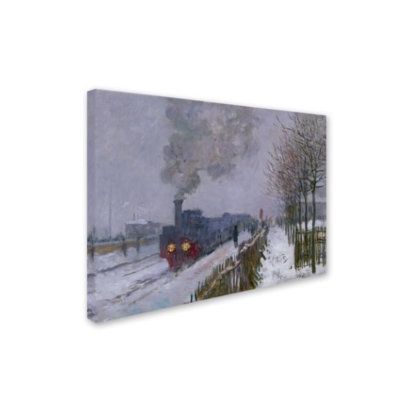 Claude Monet 'Train In The Snow' Canvas Art,24x32